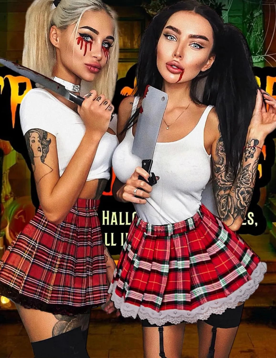 ADOME Lingerie for Women Sexy Schoolgirl Costume 0utfit Lingerie Set Lace Student Cosplay Roleplay with Top and Mini Skirt