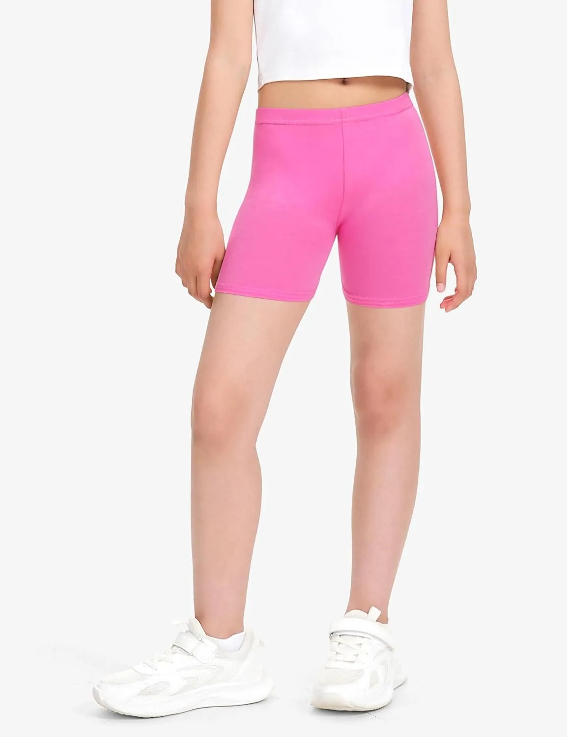 BOOPH Girls Dance Shorts Breathable Bike Shorts for Sports Play Underdress 2-10Y