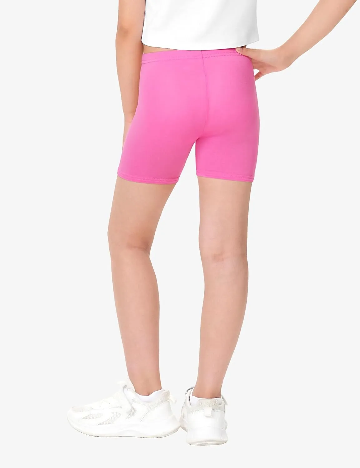 BOOPH Girls Dance Shorts Breathable Bike Shorts for Sports Play Underdress 2-10Y