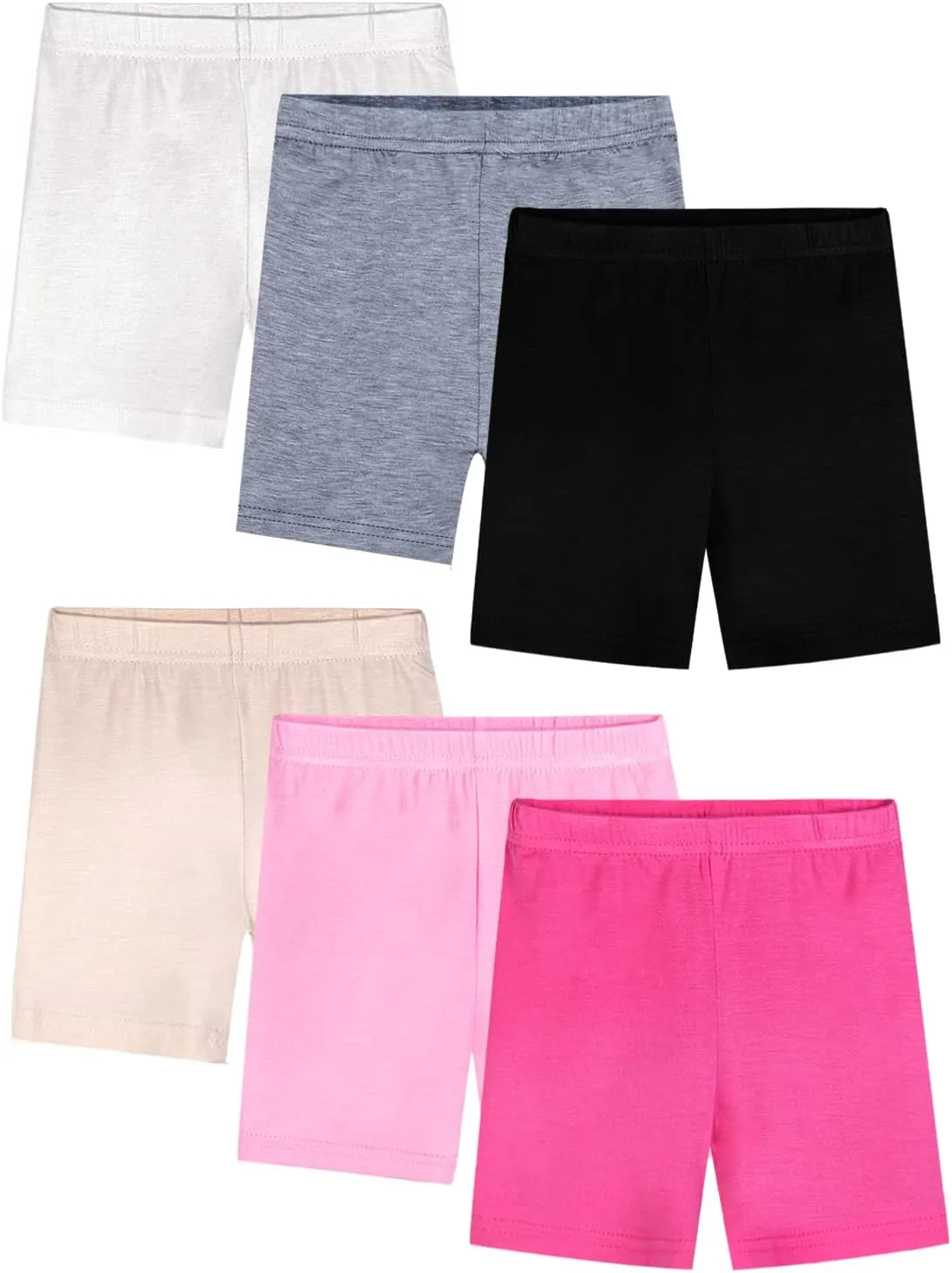 BOOPH Girls Dance Shorts Breathable Bike Shorts for Sports Play Underdress 2-10Y