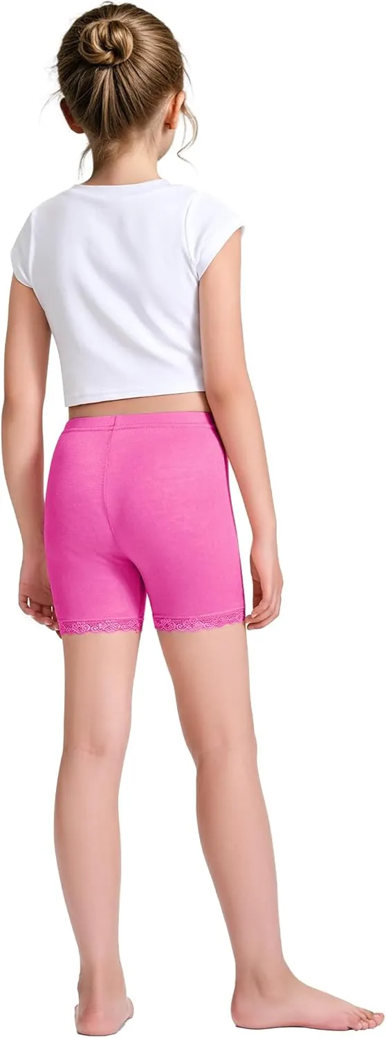 BOOPH Lace Bike Short Girls Dance Undershorts Underwear for Play or Underdress