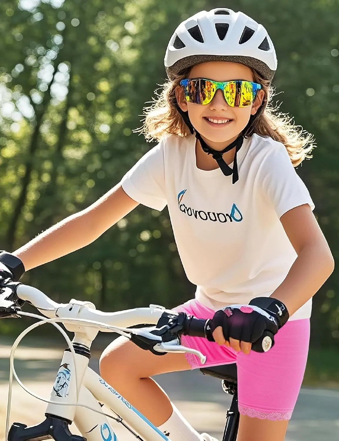 BOOPH Lace Bike Short Girls Dance Undershorts Underwear for Play or Underdress