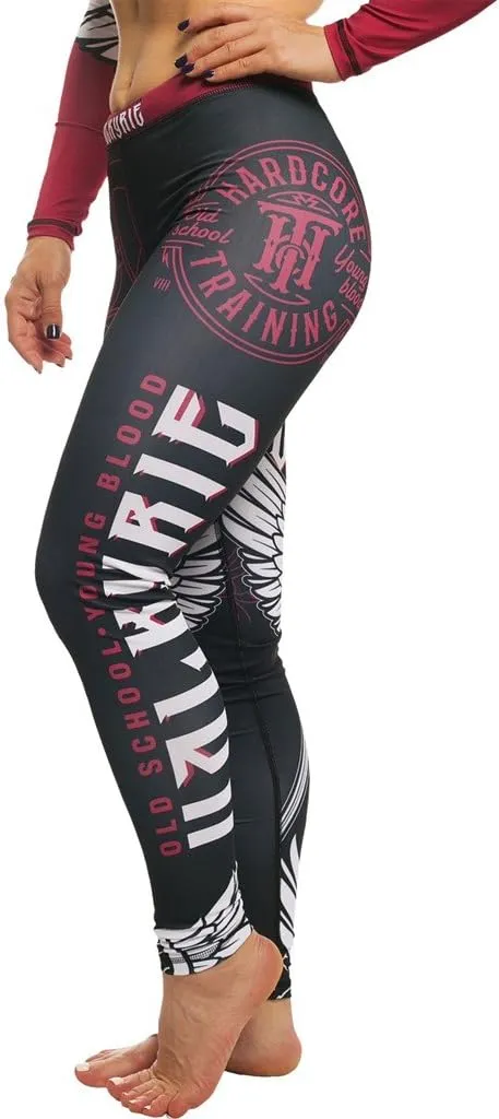 Hardcore Training Leggings Women Compression Pants Fitness Yoga Pilates Gym Running No Gi Base Layer