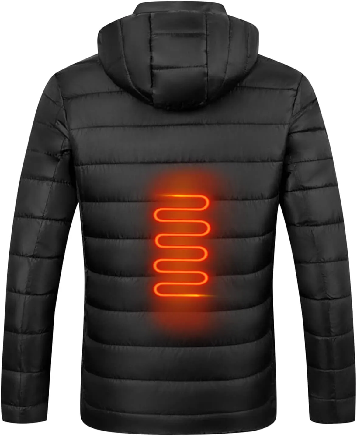 Heated Jacket for Men Multi Heated Zones Women 2024 Winter Outdoor Soft Shell Electric Heating Hooded Windproof Coat