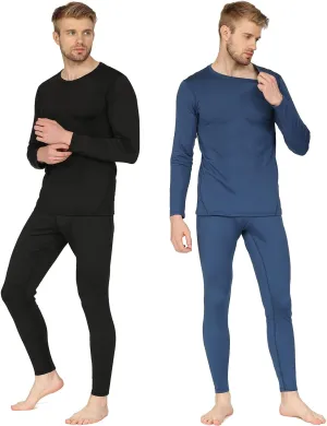 HEROBIKER 2PCS Long Johns Thermal Underwear for Men Skiing Winter Warm Hunting Gear Fleece Lined Base Layer Set Top Bottom …