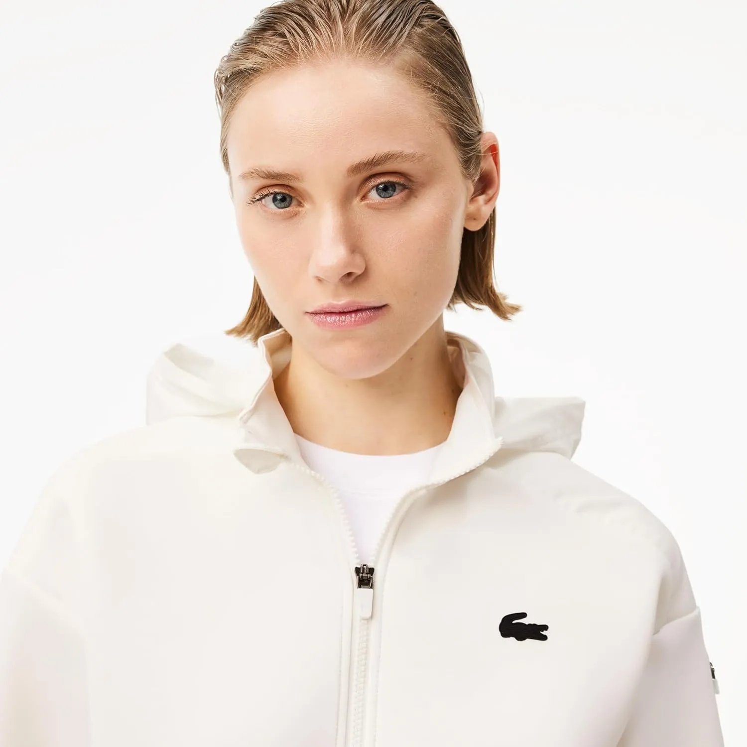 Lacoste Women's Sport Regular Fit Zip Up Sweatshirt