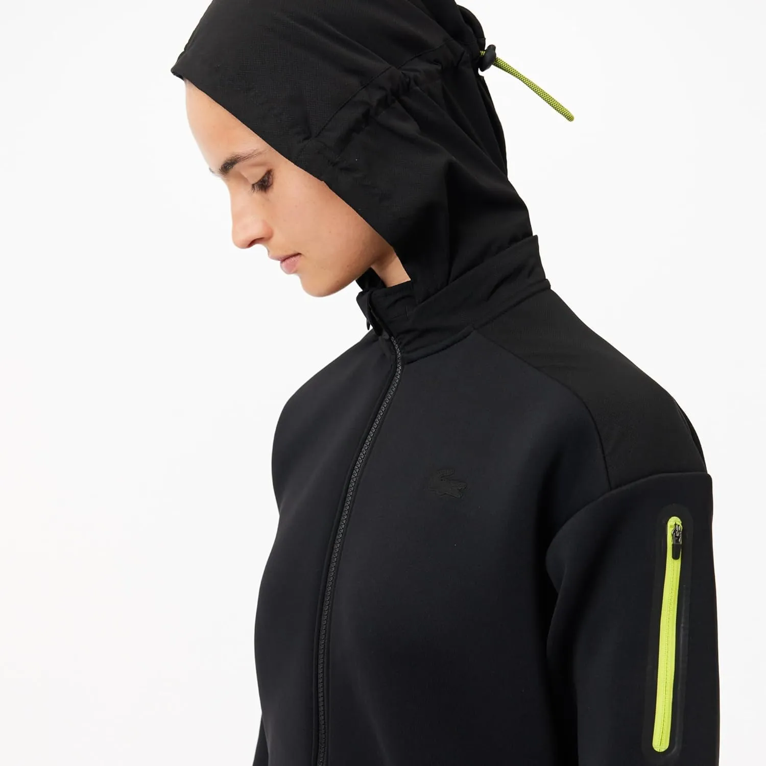 Lacoste Women's Sport Regular Fit Zip Up Sweatshirt