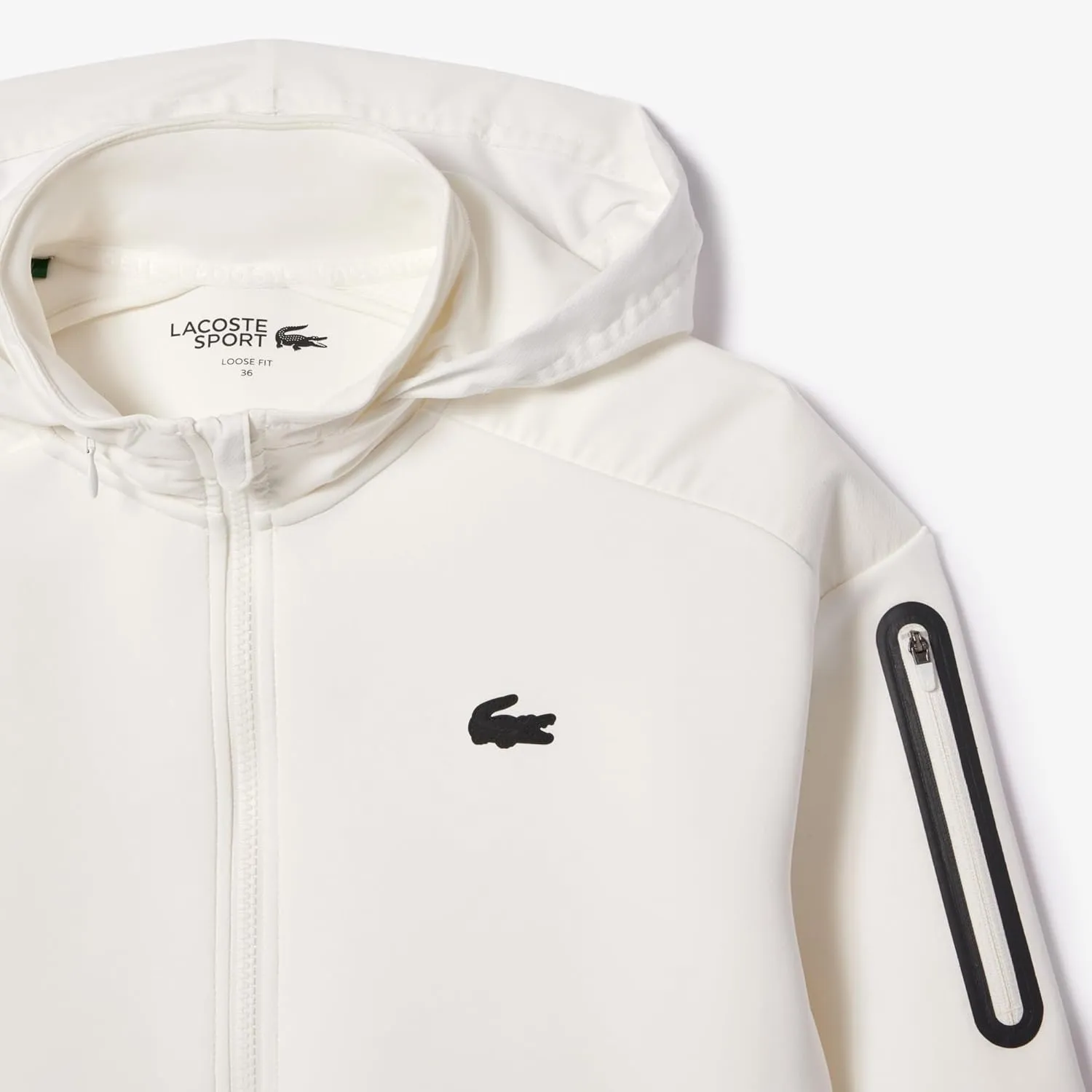 Lacoste Women's Sport Regular Fit Zip Up Sweatshirt
