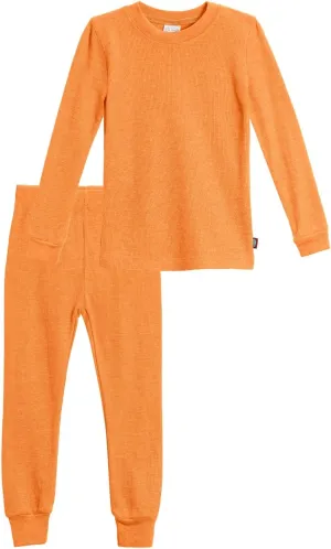 Made in USA Boys Thermal Cotton Underwear Set Long Soft Breathable Base Layer, SPD Sensory