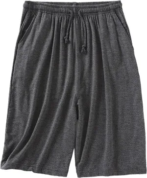 Men's Lounge Shorts with Deep Pockets Loose-fit Jersey Shorts for Running,Workout,Training, Basketball Men's Shorts