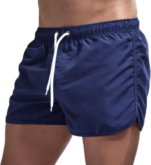 Mens Swim Trunks Shorts Casual Lightweight Drawstring Short Swim Trunks for Men Bathing Suit Boardshorts Mens Boys