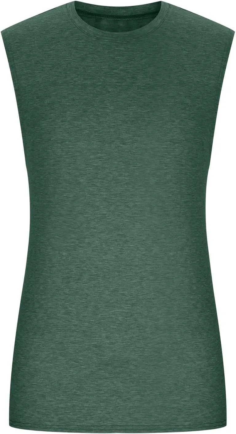 Mens Tank Tops,Sleeveless Muscle T Shirts for Men's Fitness,Quick Dry Gym Tank Top for Men Athletic Bodybuilding Shirt Tees