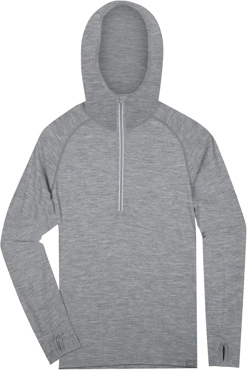 MERIWOOL Men’s Base Layer Hoodie Lightweight Merino Wool Long Sleeve Thermal