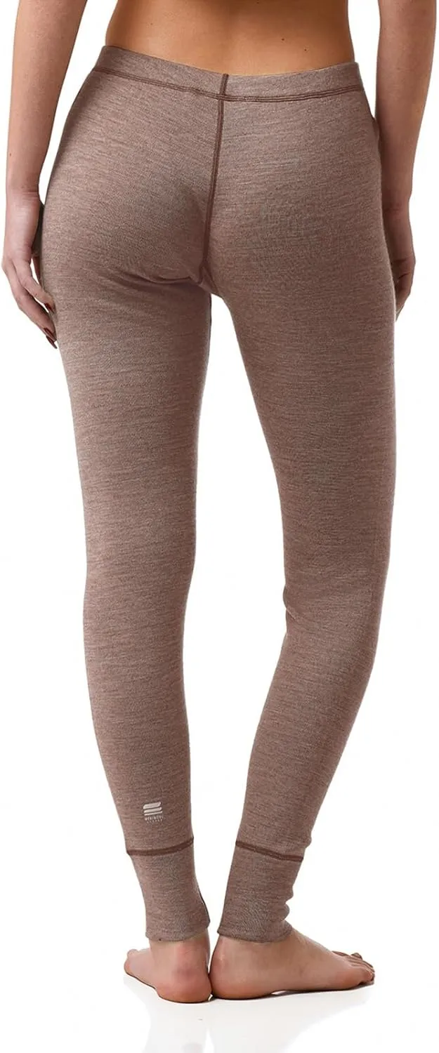 MERIWOOL Womens Base Layer 100% Merino Wool Heavyweight 400g Thermal Pants Leggings for Women