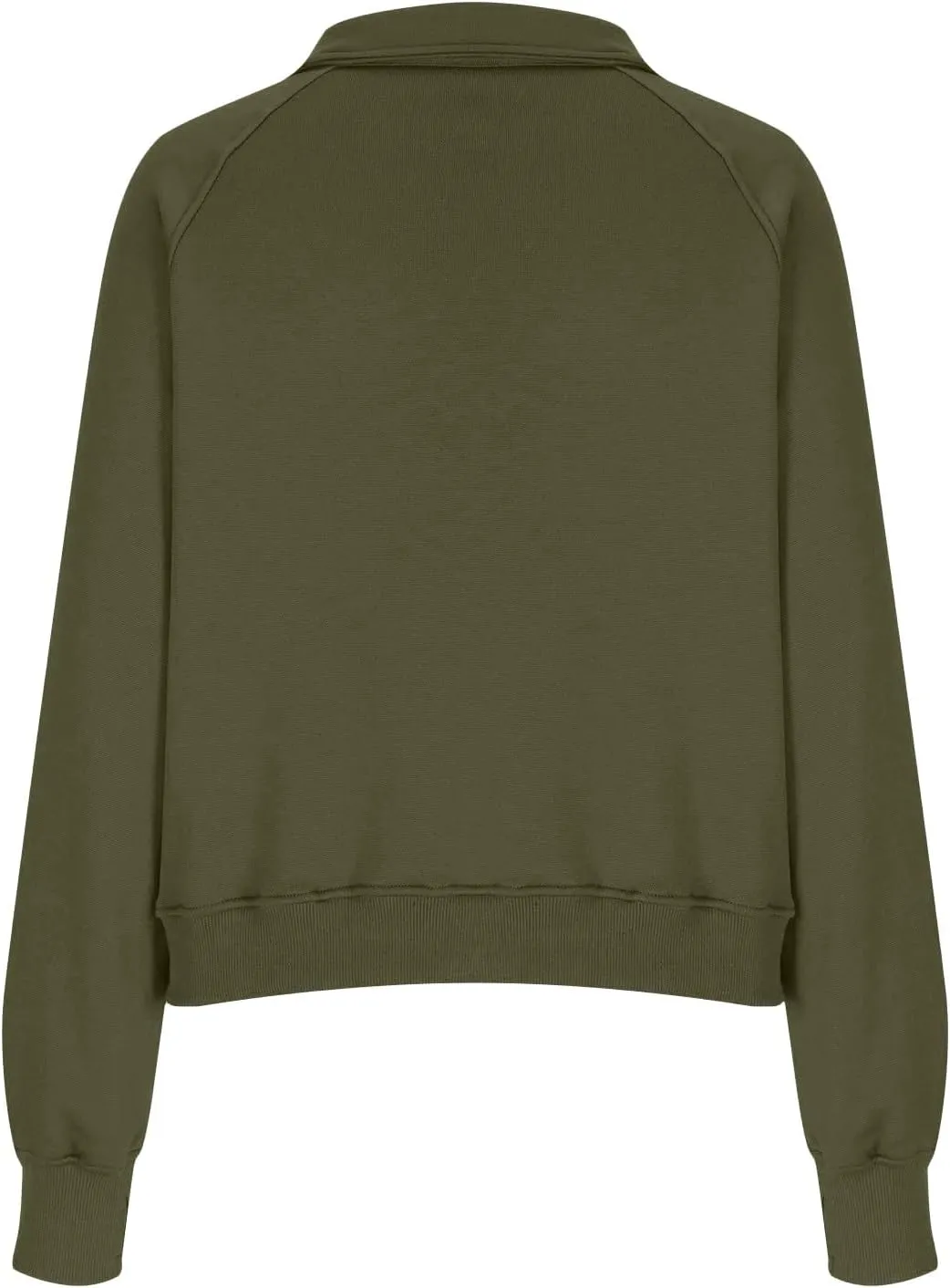 Oversized Sweatshirt for Women Trendy Long Sleeve Fleece Half Zip Pullover Preppy Fall Cropped Sweatshirt Thumb Hole