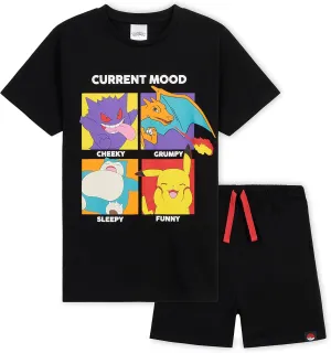 Pokemon Boys Pyjamas for Kids and Teenagers T-Shirt and Shorts Summer PJs Gifts for Boys