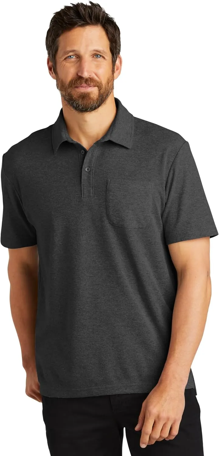 Port Authority C-Free Cotton Blend Pique Pocket Polo