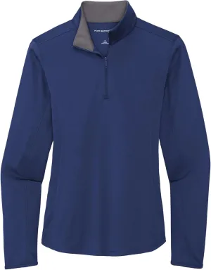 Port Authority Ladies Silk Touch Performance 1/4-Zip