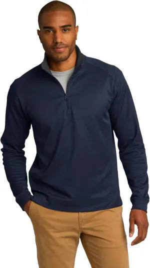 Port Authority Vertical Texture 1/4-Zip Pullover