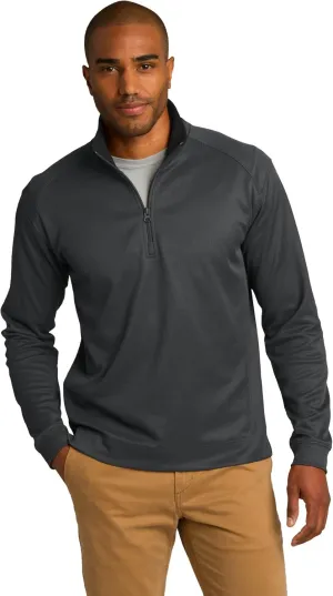 Port Authority Vertical Texture 1/4-Zip Pullover