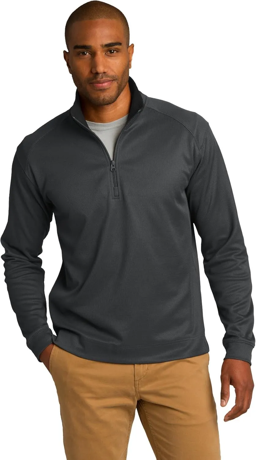 Port Authority Vertical Texture 1/4-Zip Pullover