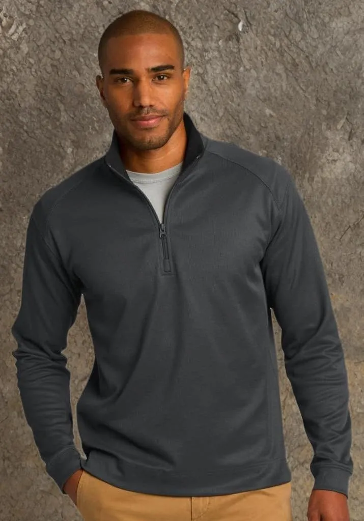 Port Authority Vertical Texture 1/4-Zip Pullover