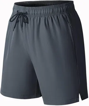RTRDE Men's Bathing Suit Gym Athletic Workout Running Sports Casual Summer Beach Surf Board Shorts Swimming, M-5XL