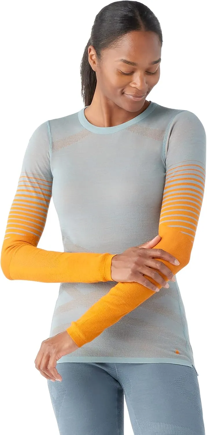 Smartwool Women's Intraknit Thermal Merino Base Layer Pattern Crew