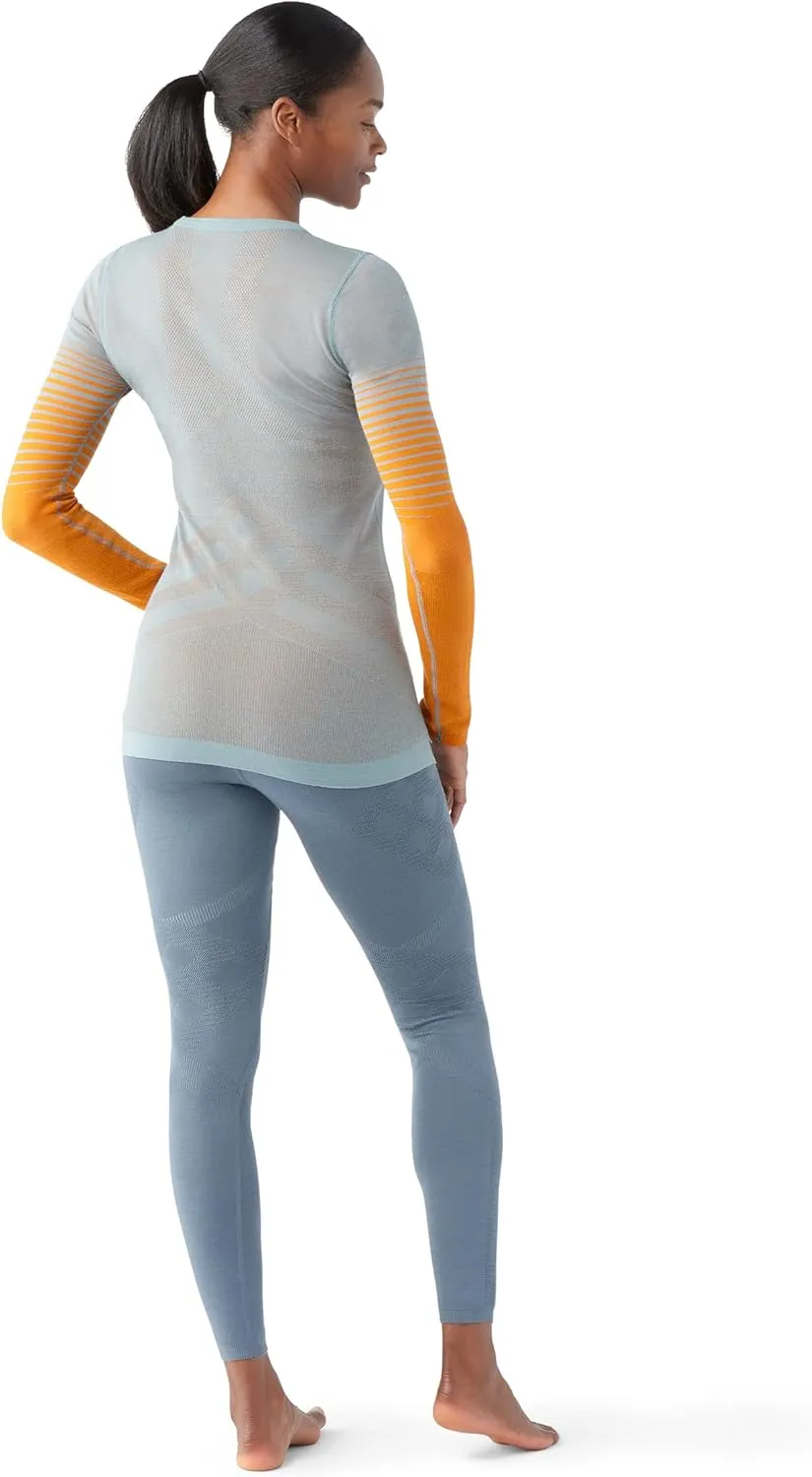 Smartwool Women's Intraknit Thermal Merino Base Layer Pattern Crew