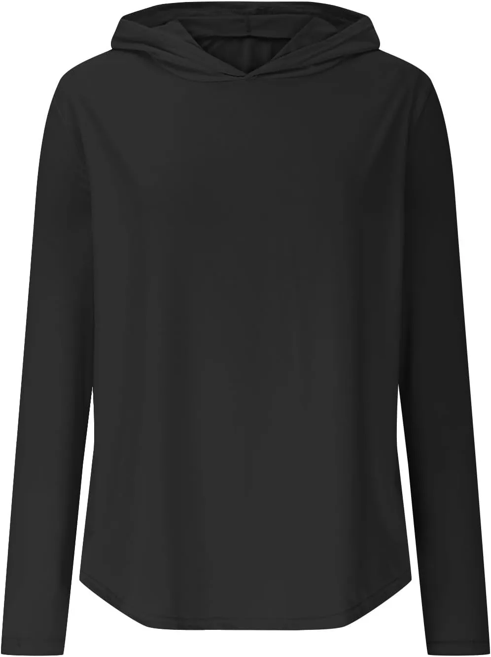 Sun Protection Hoodie For Women UPF 50  Fishing Hiking Shirt Lightweight Cool Rash Guard Casual Long Sleeve Spf Shirt