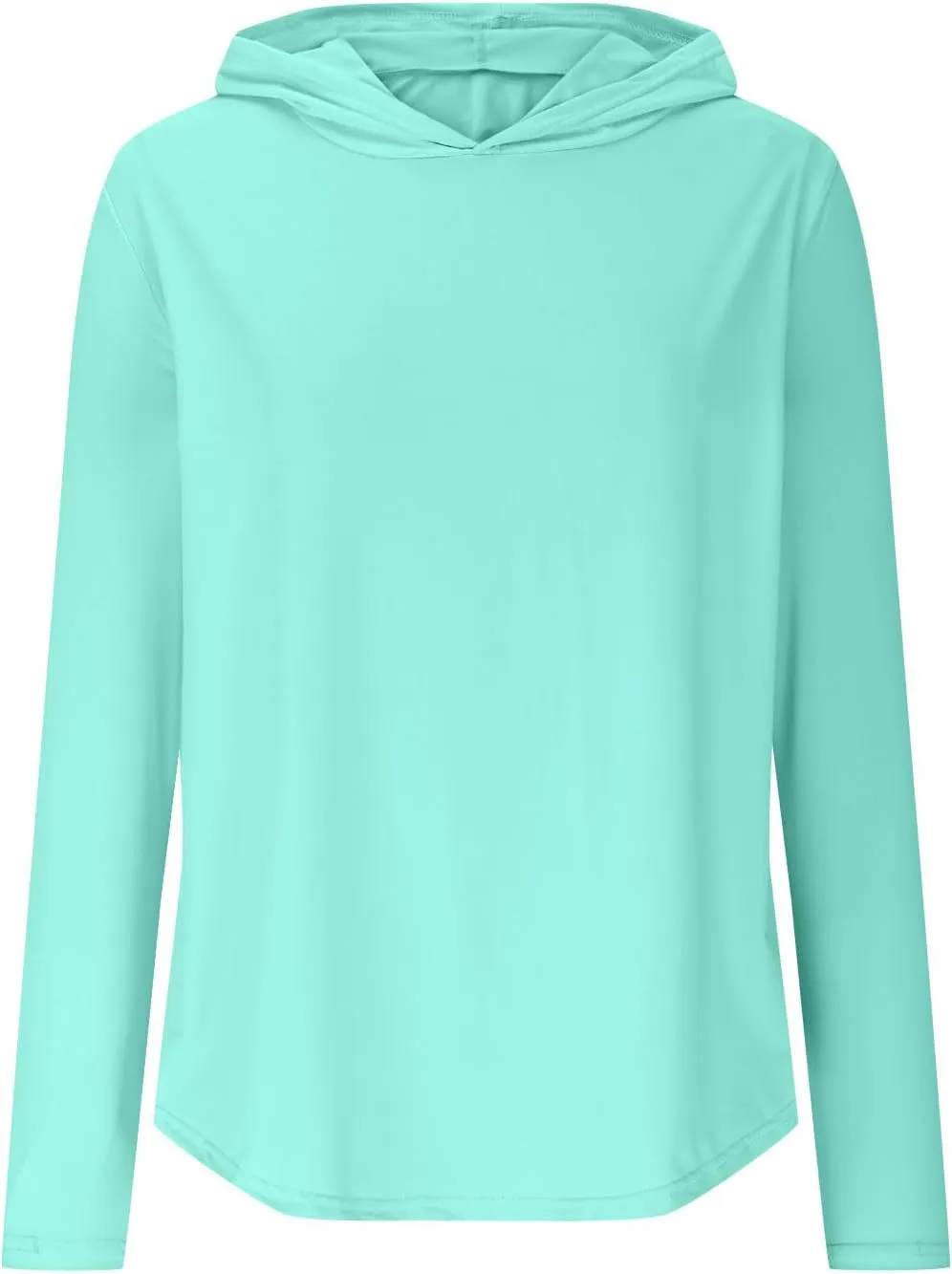 Sun Protection Hoodie For Women UPF 50  Fishing Hiking Shirt Lightweight Cool Rash Guard Casual Long Sleeve Spf Shirt