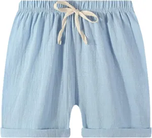 Toddler Boys Quick Dry Shorts Boys Athletic Shorts with Drawstring Summer Elastic Sports Clothes Kids Joggers Pants