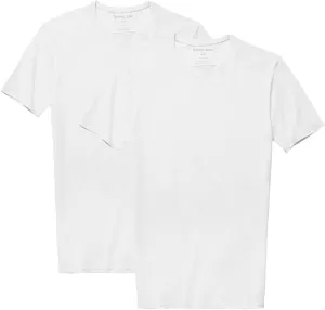 Tommy John Men's Cotton Basics Undershirt - Stay Tuck Design - Soft Slim Fit Comfortable Undershirt
