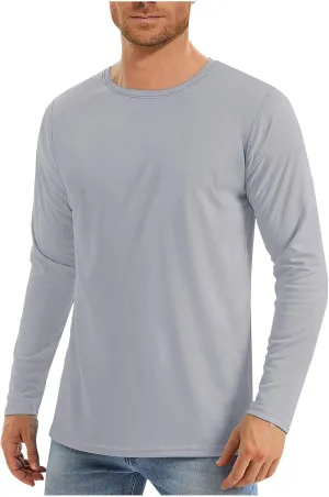 UPF 50  Rash Guard For Men Casual SPF Swim Fishing Sun Shirts Long Sleeve Outdoor Workout UV Sun Protection Tshirts