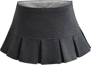 Women Sexy Pleated Mini Skirt Lace Ruffle Solid Lingerie Short Skirts Mini Skirts With Shorts Sexy Gothic Mini Skirt