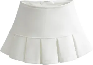 Women Sexy Pleated Mini Skirt Lace Ruffle Solid Lingerie Short Skirts Mini Skirts With Shorts Sexy Gothic Mini Skirt