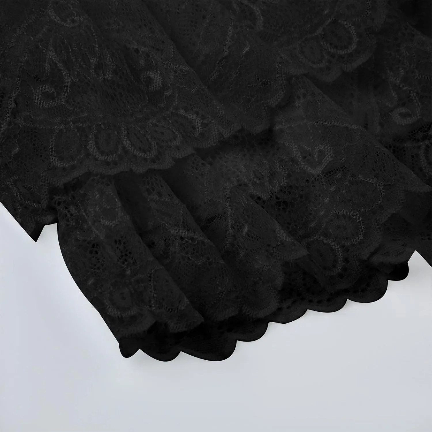 Women Sexy Role Play Pleated Mini Skirt Ruffle Lingerie for Schoolgirl, Sexy Lace A-line Skirt Lingerie Short Skirts