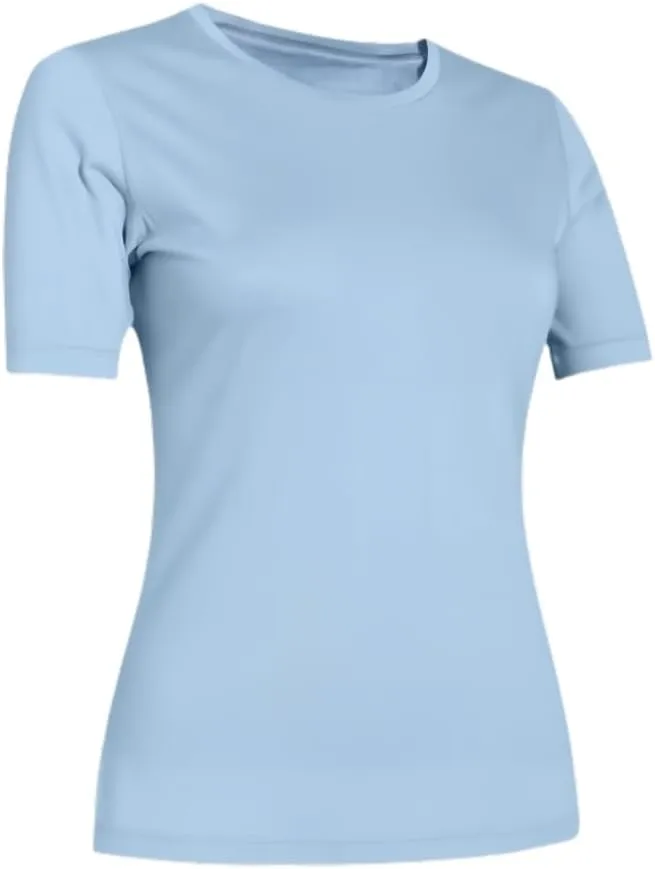Women’s Merino Wool Short Sleeve T Shirt Lightweight Base Layer Tee Resistance Tops