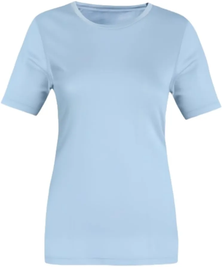 Women’s Merino Wool Short Sleeve T Shirt Lightweight Base Layer Tee Resistance Tops