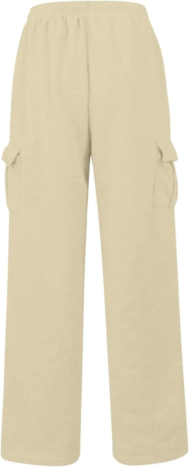 Womens Sweatpants Basics Trendy Straight Leg Casual Solid Comfy Fashion Joggers Cute Comfort Pants Trousers