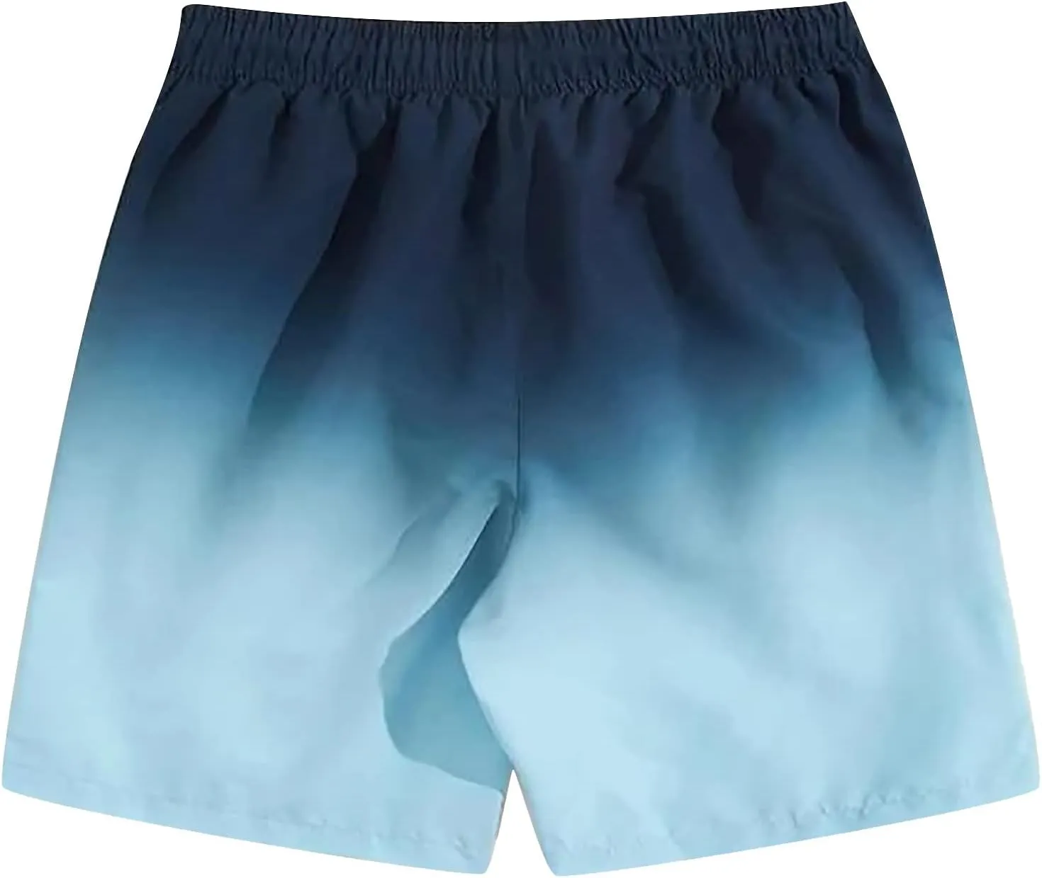 ZEFOTIM Men Swim Shorts Drawstring Quick Dry Gradient Color Trunk Board Surf Swim Suit with Pockets